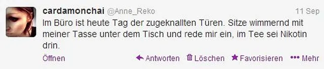 `Früchtetee statt Nikotinpflaster`