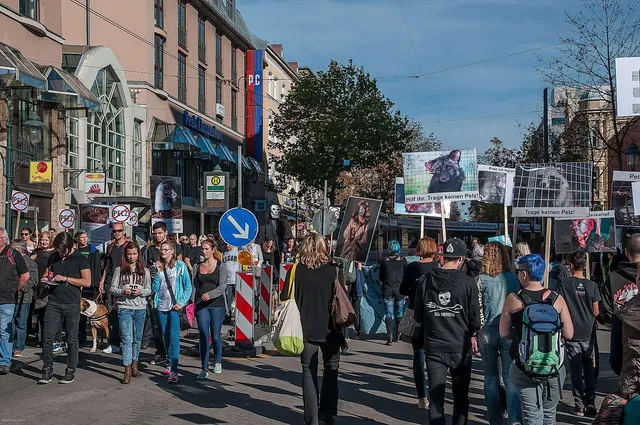 `Gemeinsam stark gegen die Pelzindustrie`