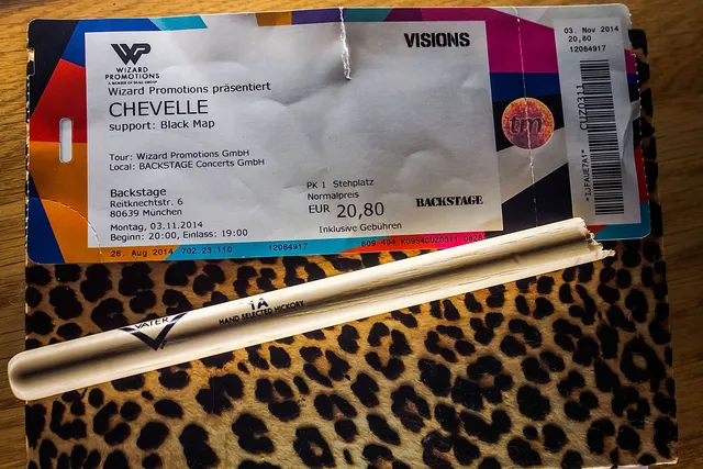 `Chevelle endlich live in Europa - Fantrophäe und Eintrittskarte`