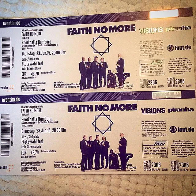 Faith No More live @ Sporthalle Hamburg 23.06.2015