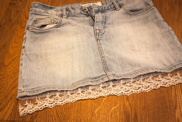 `Mein neuer Upcycling Jeansrock`