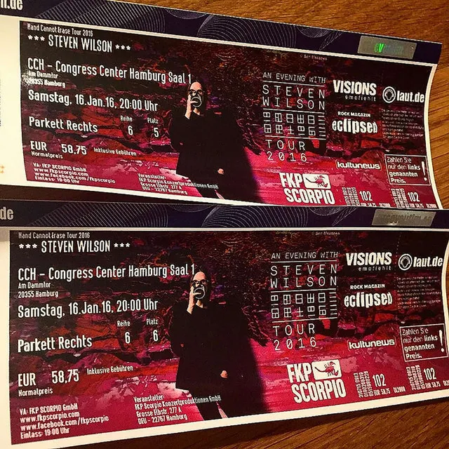 `Steven Wilson live in Hamburg`