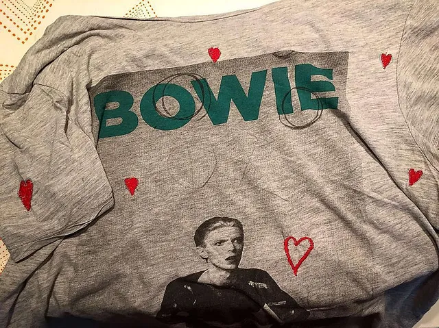 David Bowie Shirt gerettet