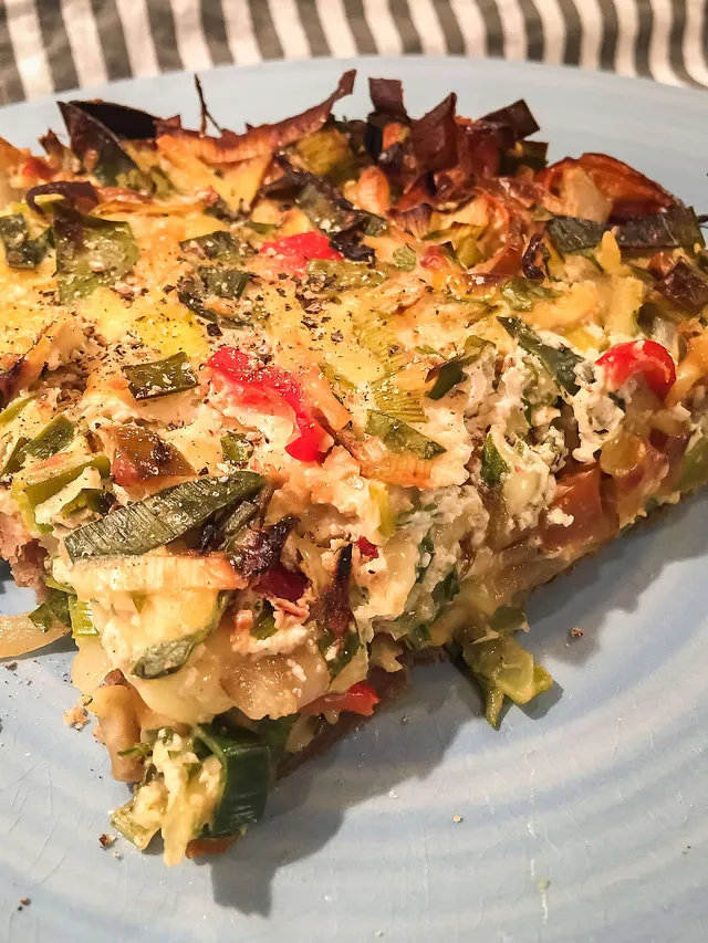`Vegane Gemüse-Quiche`