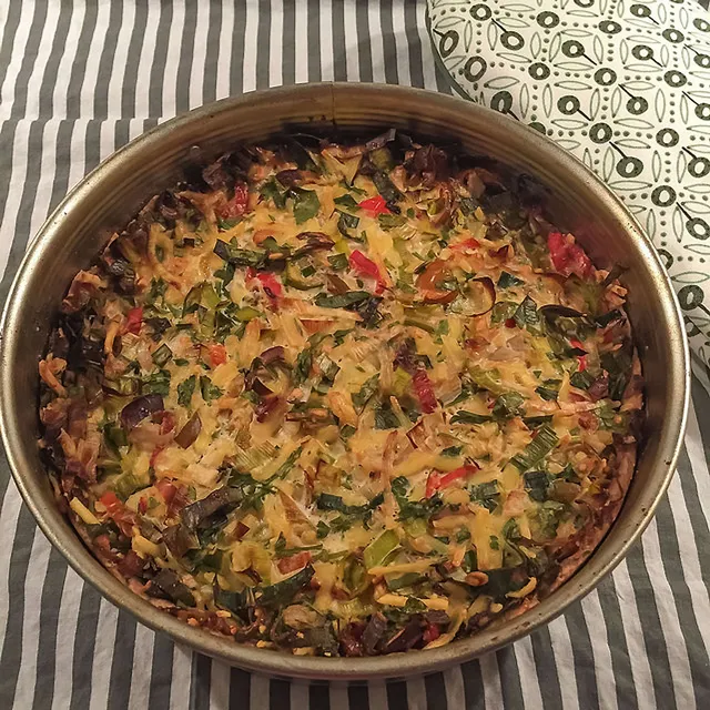 Vegane Gemüse-Quiche