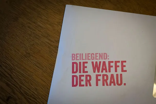 Die Waffe der Frau