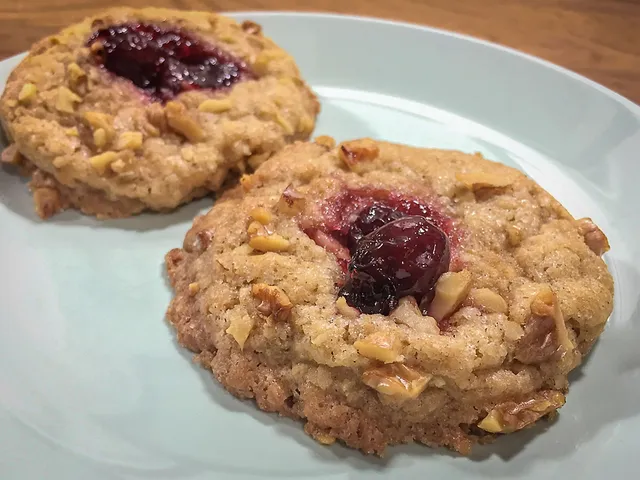 Vegane Cranberry-Walnuss-Cookies