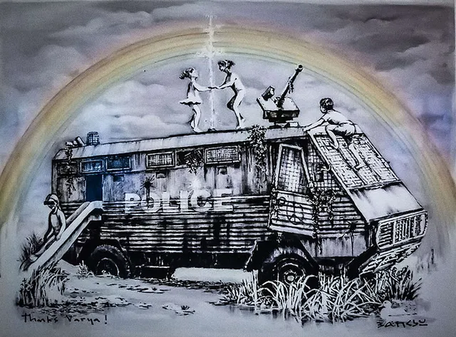 Banksy im Moco Amsterdam