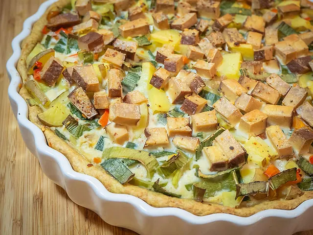 Heute gibt es nochmal Quiche