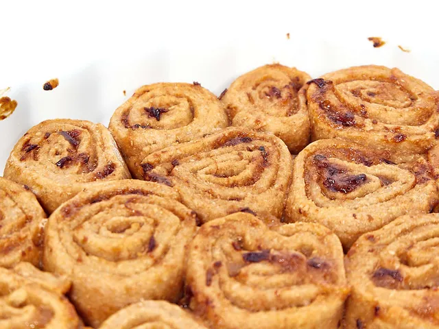 Vegane Mini-Zimtschnecken