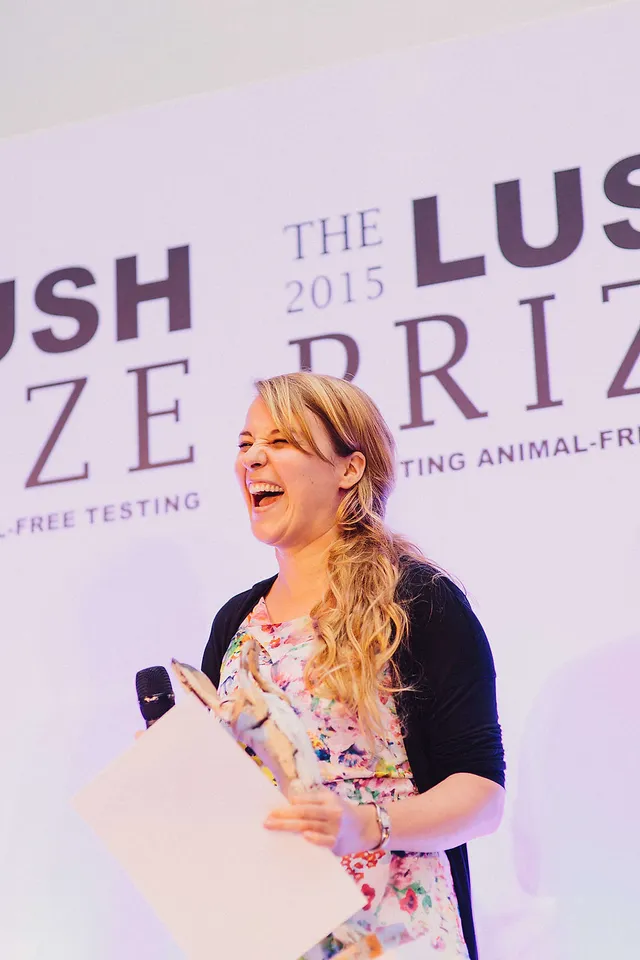 `Lush Prize Gewinnerin Young Researcher Ilka Maschmeyer. Bild: Lush`