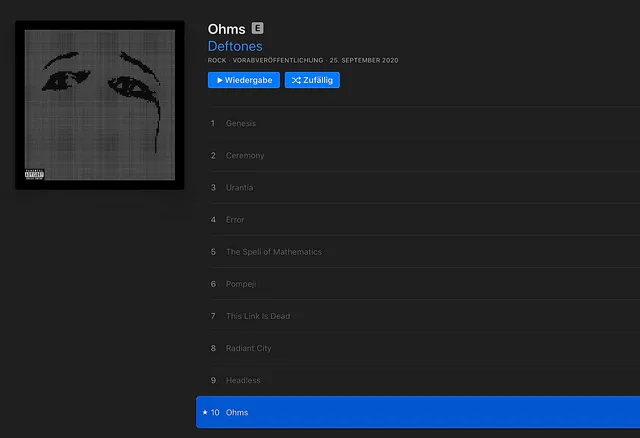 `"Ohms" von den Deftones`