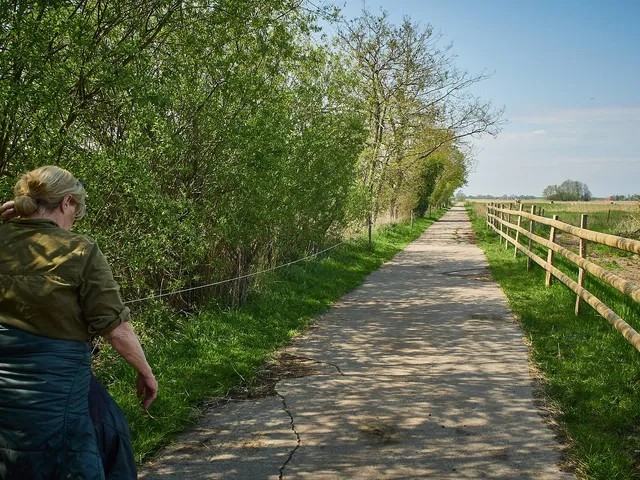 Karin auf dem Kuhdamm