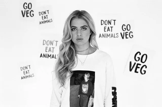 Anaïs Gallagher. Bild/Picture: PETA UK