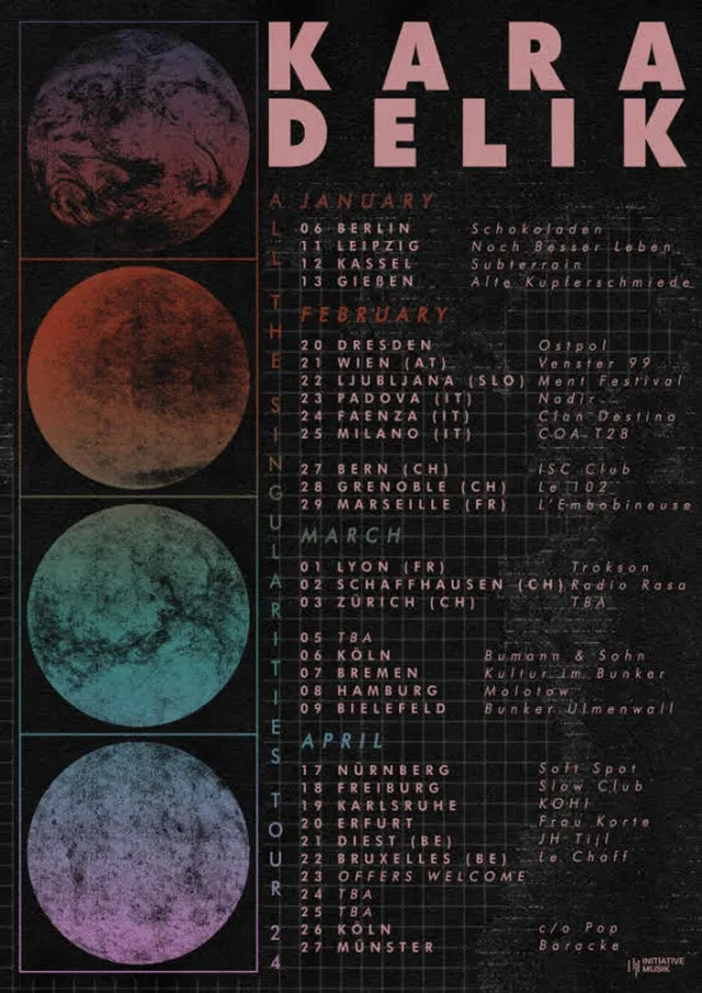 Kara Delik – Tourdaten. Bild/Picture: Kara Delik