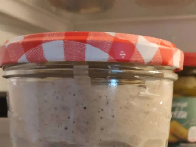 Rest Sauerteig vom letzten Brot.
